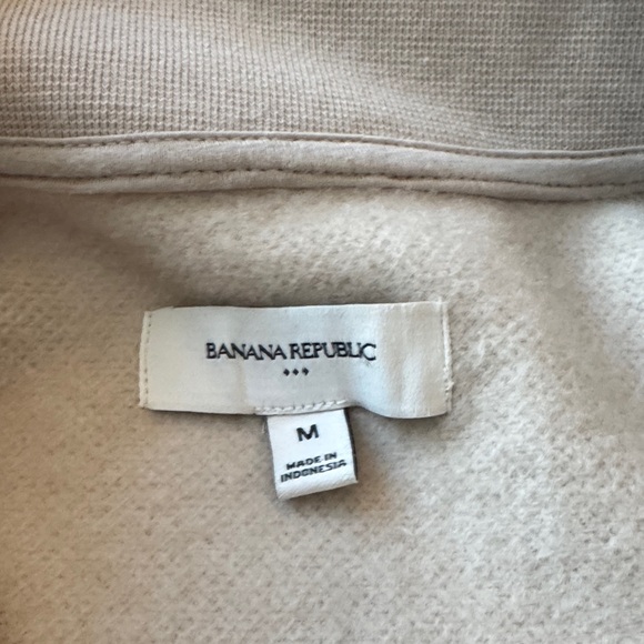 Banana Republic Men's Beige Military Jacket with Button Accents - Picture 5 of 11